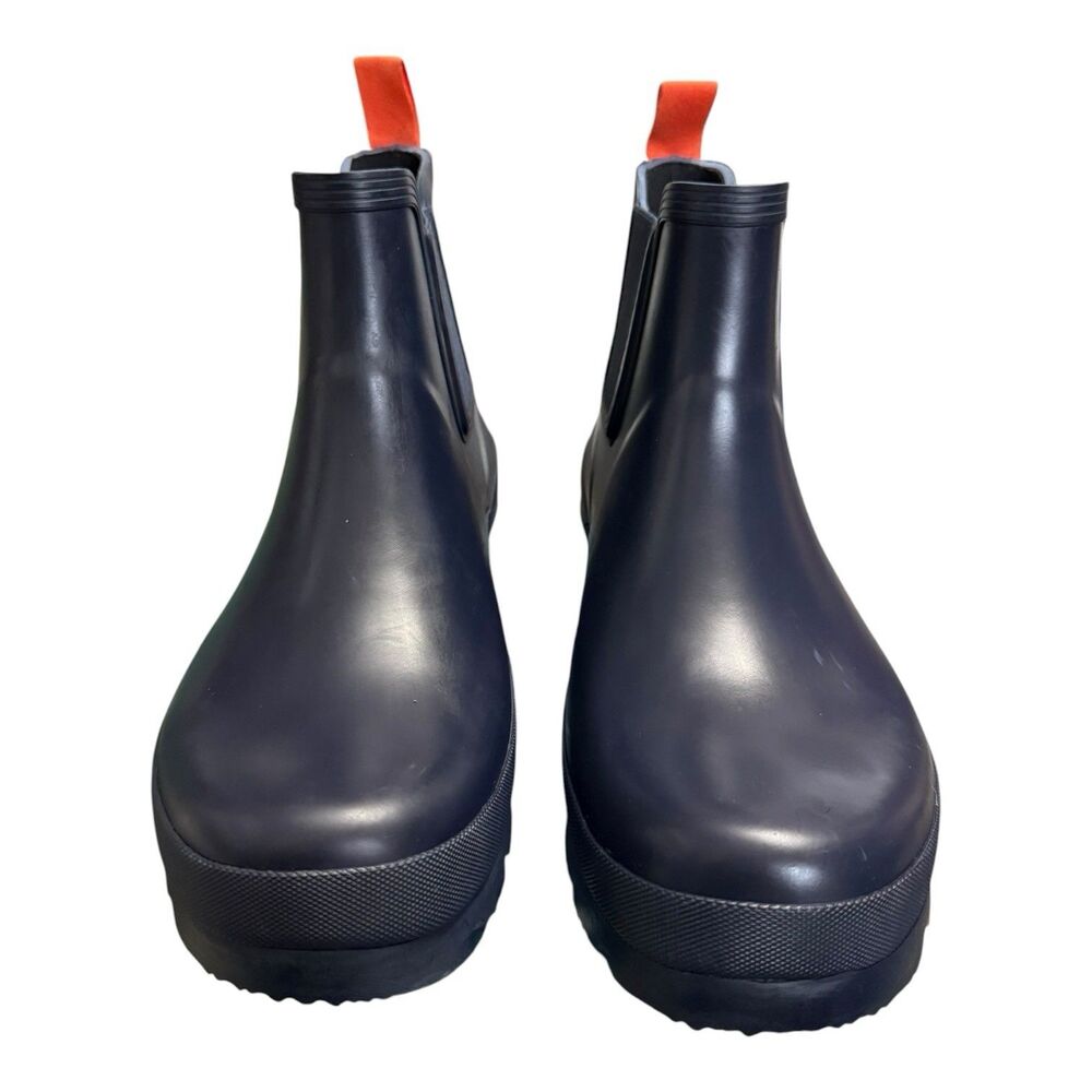 SWIMS Charlie Boot Size 10 Navy Waterproof Winter Preppy Chelsea Rain Boots